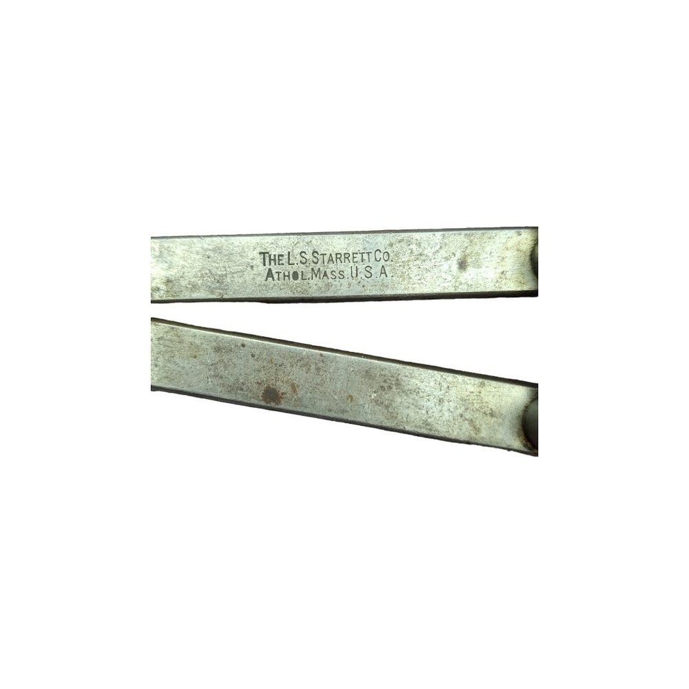 Vintage Starrett Inside Spring Caliper 12 inch Machinist Tool Measure Flat Leg - Picture 3 of 4